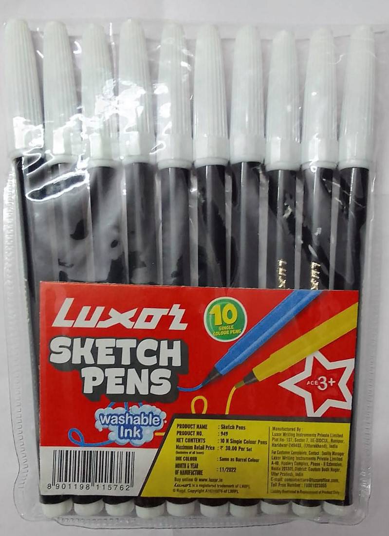 Plastic Eco Friendly Light Weight Smooth And Soft Comfortable Grip  Multicolor Sketch Pen at Best Price in Bathinda  Stationery Shops